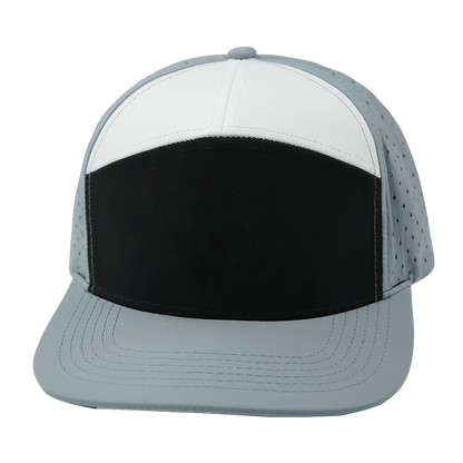 7 Panel - Gray / Black / White - Laser Mesh (Unisex)