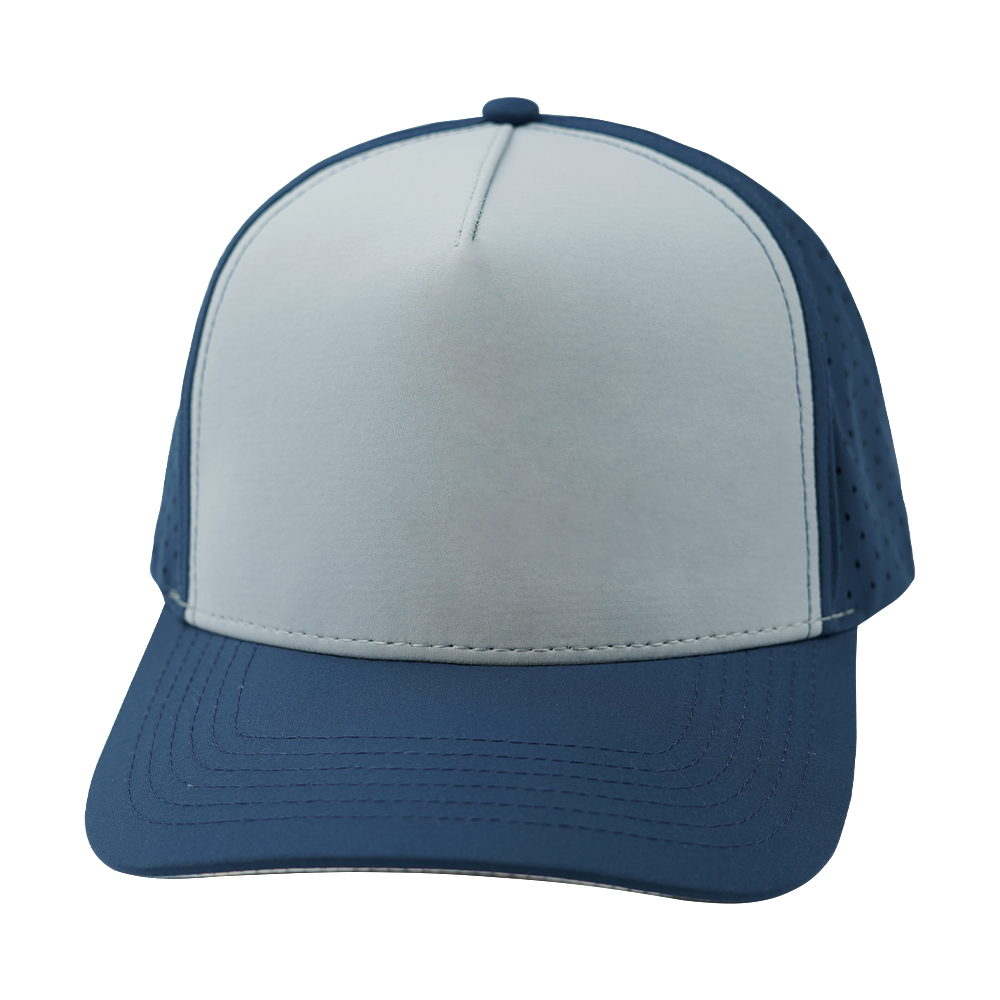 5 Panel - Structured - Dark Blue / Gray Blue - Laser Mesh (Unisex)