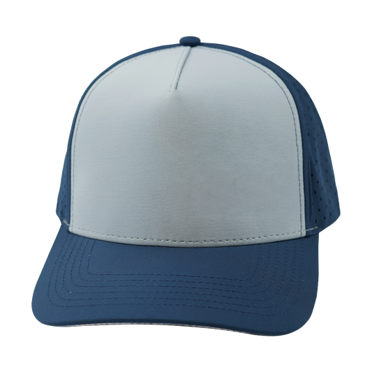 5 Panel - Structured - Dark Blue / Gray Blue - Laser Mesh (Unisex)