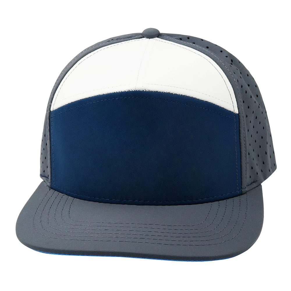 7 Panel - Charcoal / Navy / White - Laser Mesh (Unisex)
