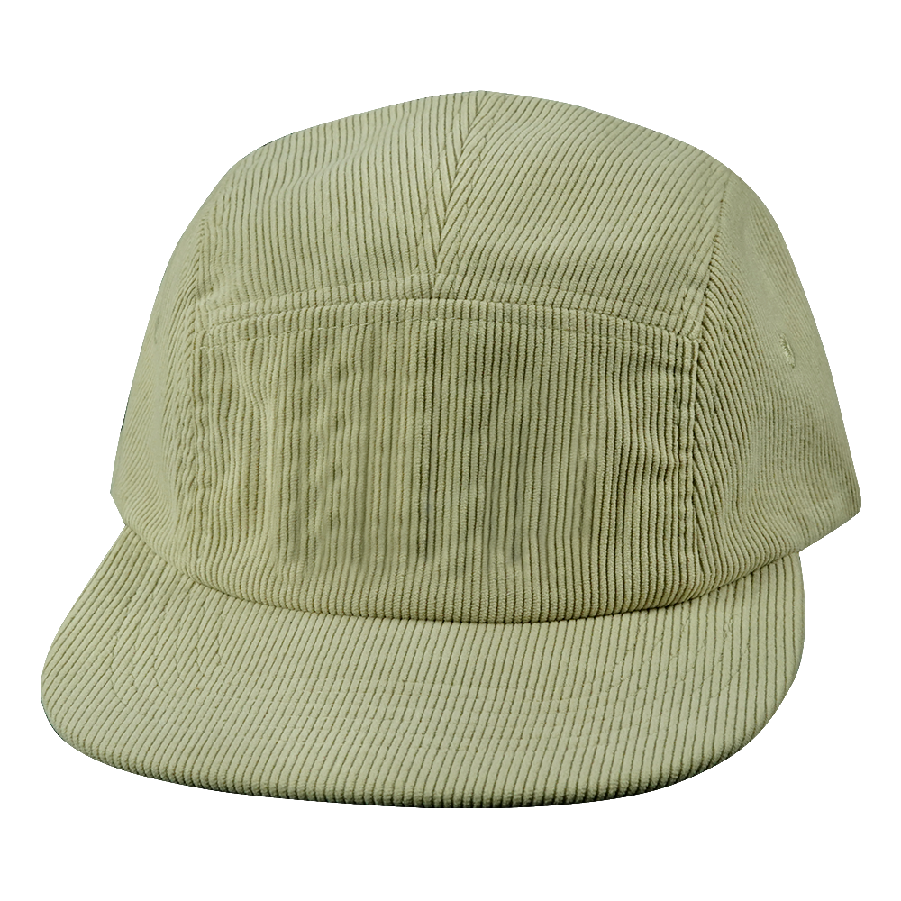5 Panel - Unstructured - Corduroy - Sand - Fabrick Back (Unisex)