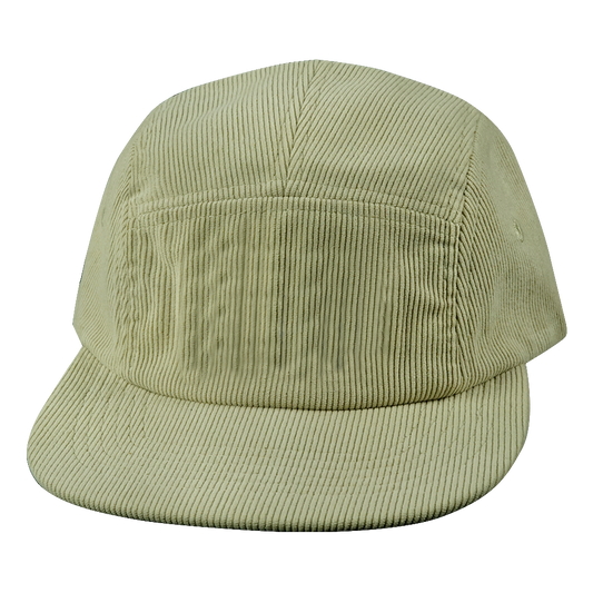 5 Panel - Unstructured - Corduroy - Sand - Fabrick Back (Unisex)