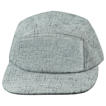 5 Panel - Unstructured - Light Gray Hemp - Fabrick Back (Unisex)