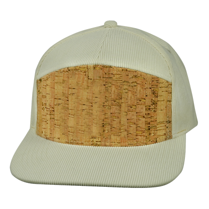 7 Panel - Corduroy - Cork - Cream - Fabrick Back (Unisex)