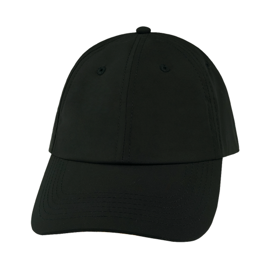 6 Panel - Unstructured - Black - Laser Mesh (Unisex)