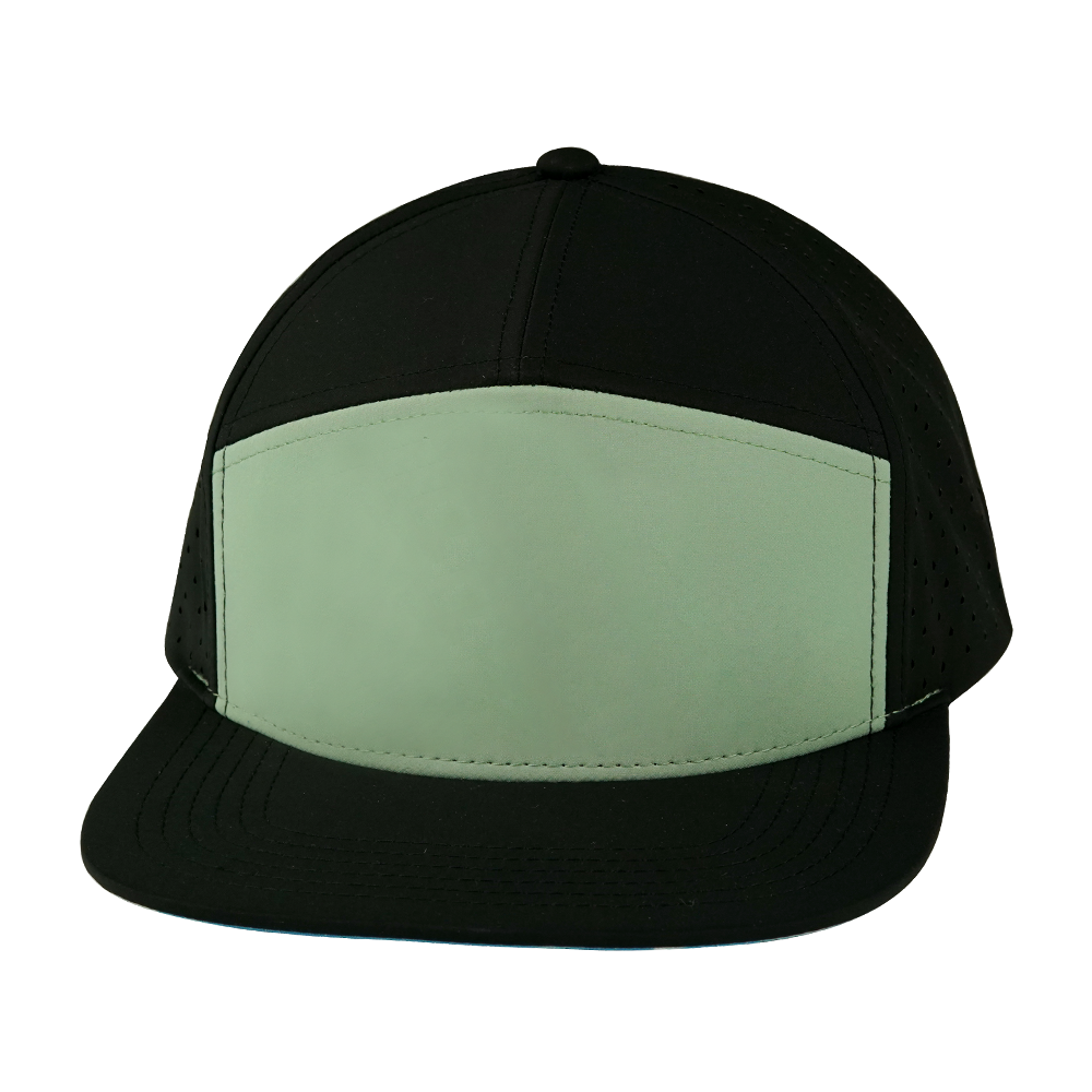 7 Panel - Black / Sage - Laser Mesh (Unisex)