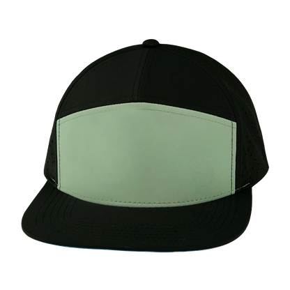 7 Panel - Black / Sage - Laser Mesh (Unisex)