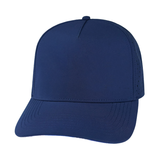5 Panel - Structured - Navy - Laser Mesh (Unisex)