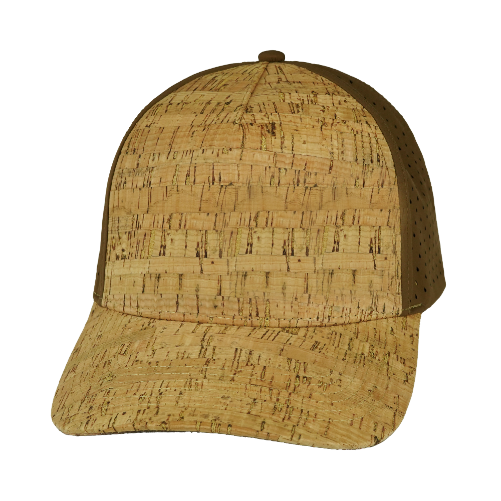 5 Panel - Structured - Cork - Brown - Laser Mesh (Unisex)