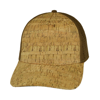 5 Panel - Structured - Cork - Brown - Laser Mesh (Unisex)