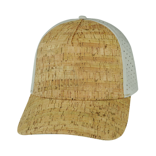 5 Panel - Structured - Cork - Gray - Laser Mesh (Unisex)