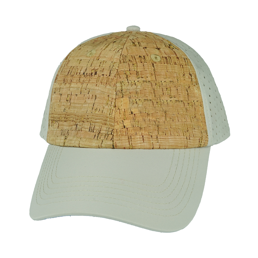 6 Panel - Unstructured - Cork - Gray - Laser Mesh (Unisex)