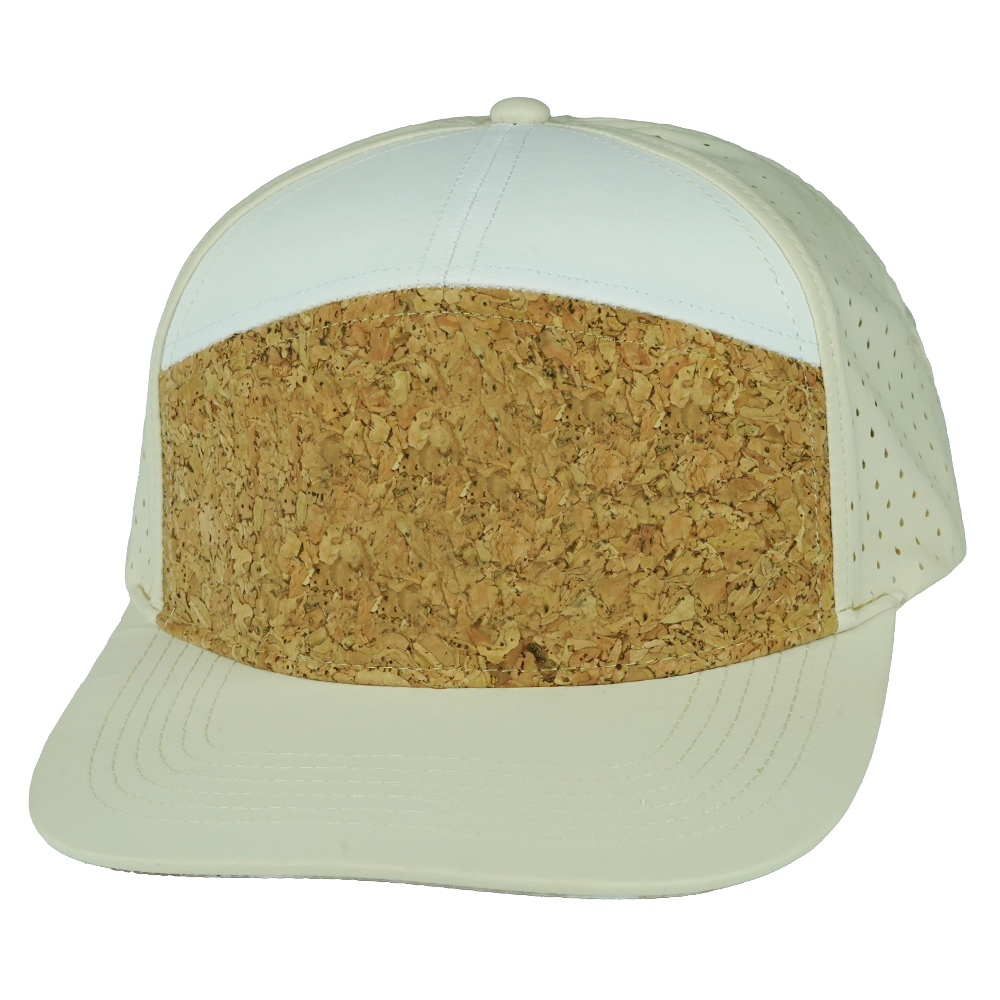 7 Panel - Cork - Cream / White - Laser Mesh (Unisex)