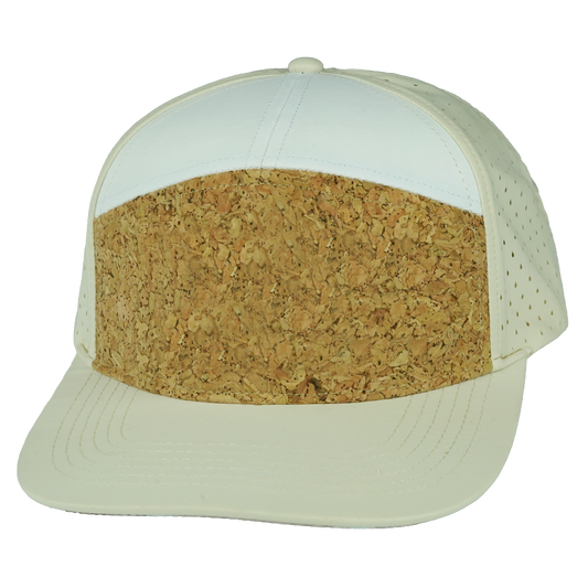 7 Panel - Cork - Cream / White - Laser Mesh (Unisex)